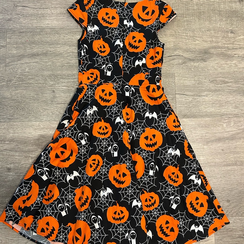Halloween Pumpkin Kids Costume Dress